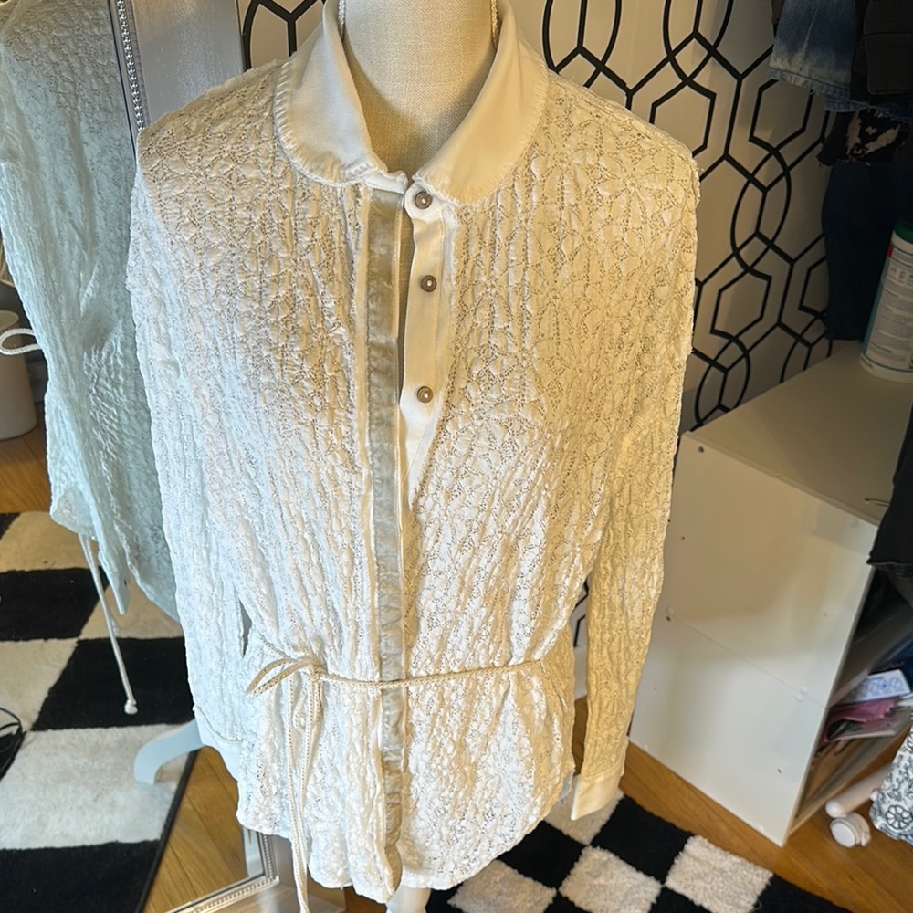 Free people White Lace Women's Top